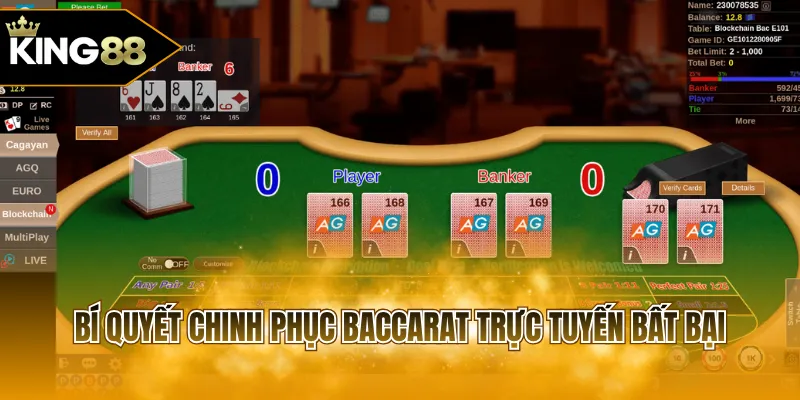 Bí quyết chinh phục baccarat trực tuyến bất bại