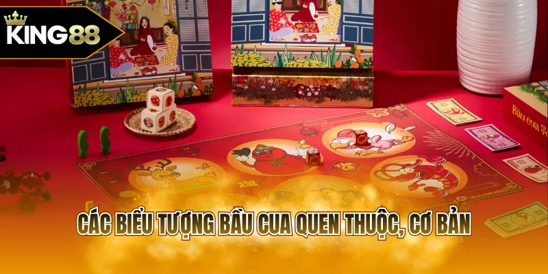 Các biểu tượng Bầu Cua quen thuộc, cơ bản