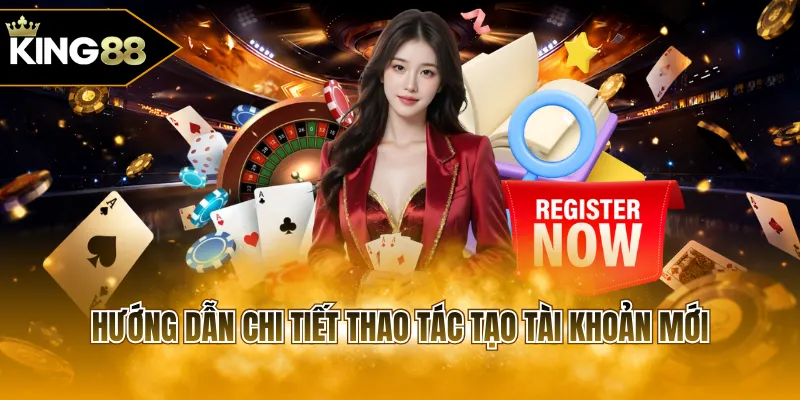 Hướng dẫn chi tiết thao tác tạo tài khoản mới